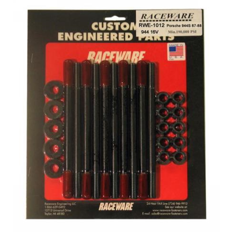 Porsche 944 S 16 Valve  RACEWARE Head Stud Set