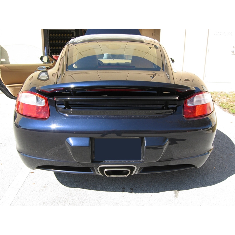 Porsche Cayman (987) Aero Style Rear Wing Spoiler, with Brake Light - Painted