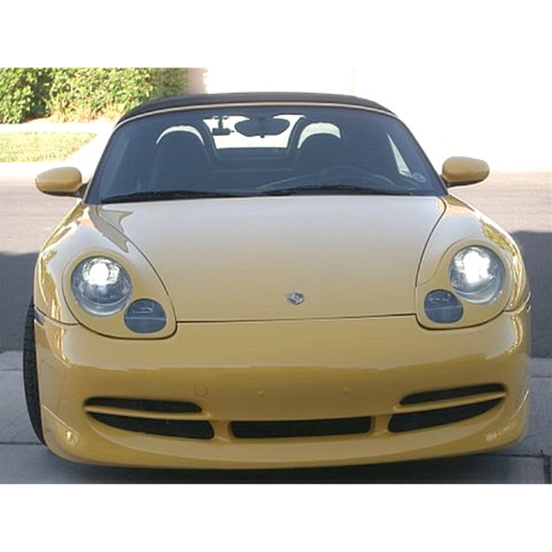 Porsche 996 Headlight Cover Set - no washer hole - Unpainted