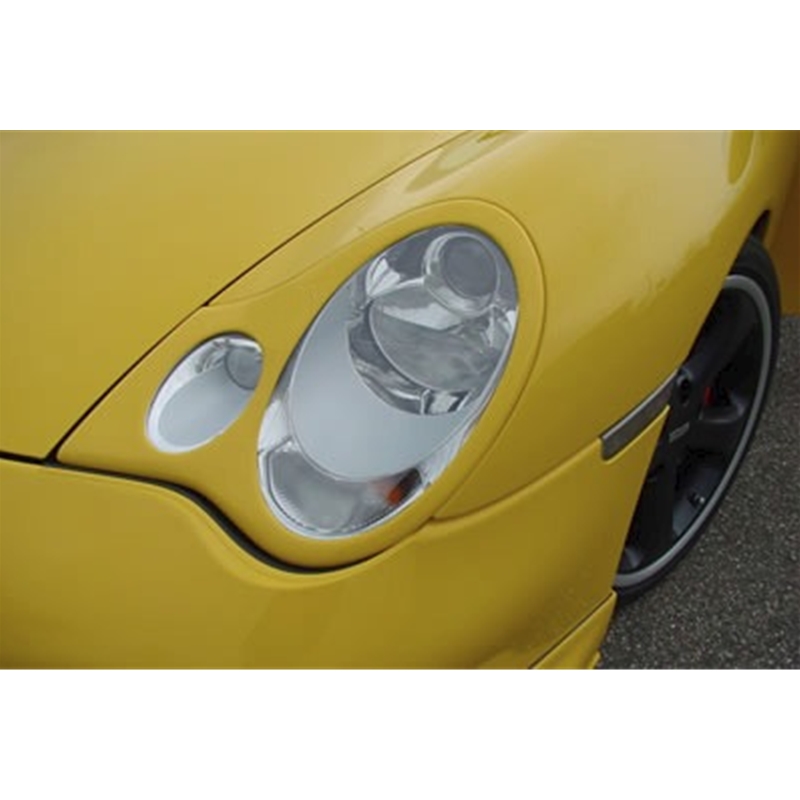 Porsche 996 Headlight Cover Set - No Signal Hole  