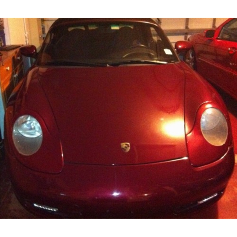Porsche 996 Headlight Covers, Racing Style (no holes), Carbon Fiber