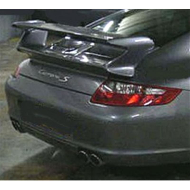 Porsche 997 GT3 Style Rear Wing Spoiler w/Trunk Lid - Unpainted
