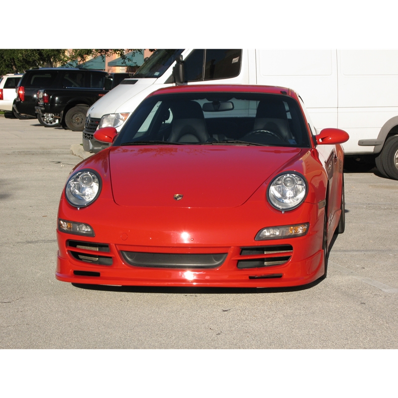 Porsche 997 Front Lip Spoiler for Standard Bumper - Painted