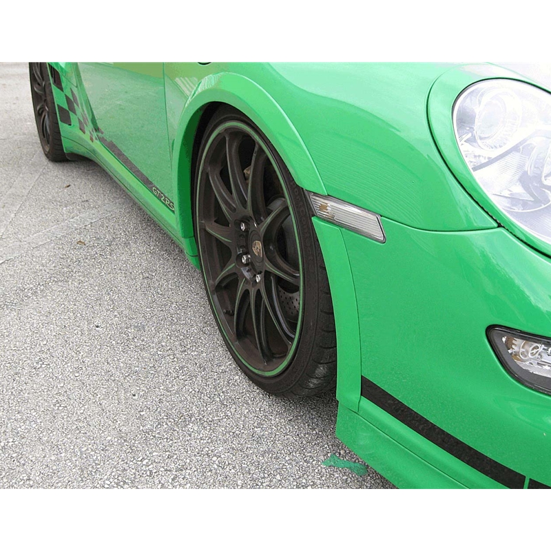 Porsche 997 4 Piece Front Fender Flare Kit - GT3-RS Style