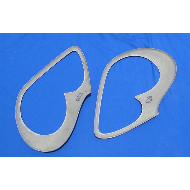 Porsche Cayenne TA Style Headlight Covers - Unpainted 