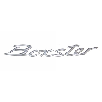 Porsche Emblem, Boxster Gray Metallic