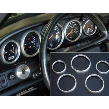 Porsche 911 Gauge Bezel Instrument Ring Set