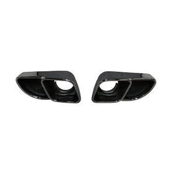 Porsche 997 Muffler Tips Set Dual Square Stainless Steel