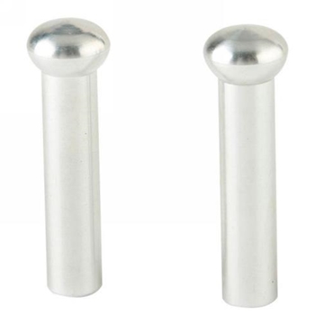 Porsche Door Lock Button Aluminum - 2 Pc.set