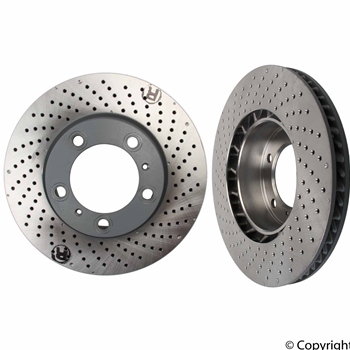 Porsche 987 Boxster & Cayman Brake Rotor Front Right - Sebro Coated