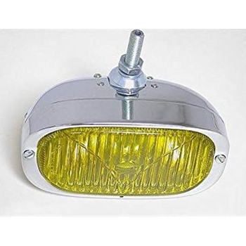 Porsche 356, 911 & 912 Front Fog Light with Amber Lens - Left or Right