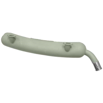 Porsche 911 Muffler, Stainless steel (primered) 2 Inlets 1 Outlet