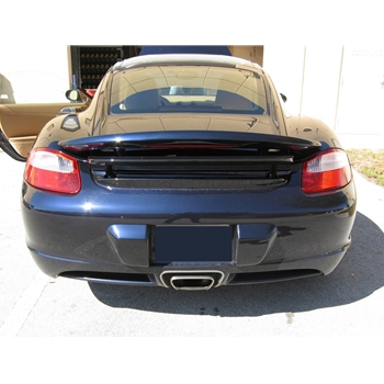 Porsche Cayman (987) Aero Style Rear Wing Spoiler, with Brake Light - Painted