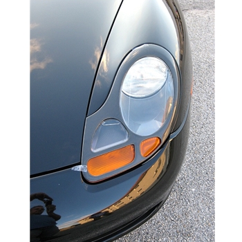 Porsche 996 Euro Style Headlight Cover Set - Painted