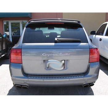 Porsche Cayenne (955) H Style Top Rear Wing Spoiler - Unpainted