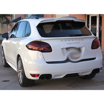 Porsche Cayenne (958) 3 piece Trunk Lip Spoiler - Unpainted