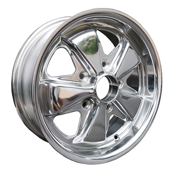 Porsche Fuchs Fully Polished - 6x15 - 356 C/SC, 911 -1989, 914/6