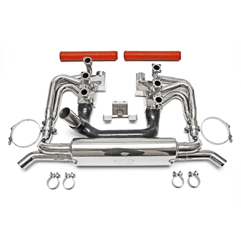 Porsche 911 Carrera 3.0 RSR Header Muffler Kit With Heat (1974-1983) (Sport Cats and Tips Not Included)