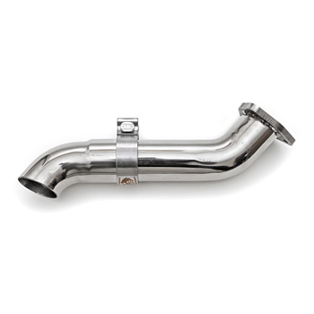 Porsche 911 Carrera Muffler Bypass Pipe with turndown (Gaskets Included)