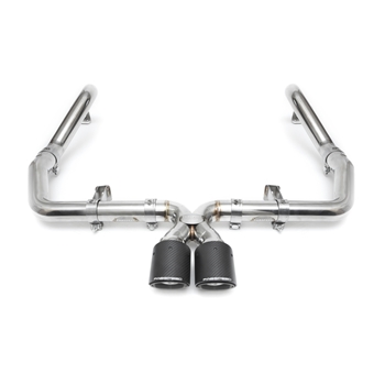 Porsche 718 Boxster/Cayman Streetsport Catback Exhaust System - Carbon Fiber Tips