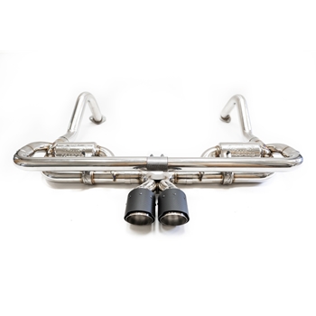 Porsche 981 Boxster/Cayman Valvetronic Exhaust System w/ Tips - Carbon Fiber (For PSE cars