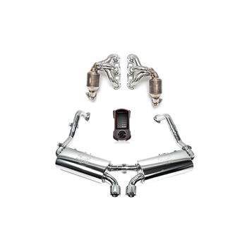 Porsche 987.2 Boxster/Cayman Sport Performance Package with ECU w/ Tips - Polished Chrome