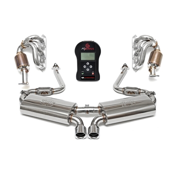 Porsche 986 Boxster Performance Package with ECU (2000-2004) w/ Tips - Polished Chrome