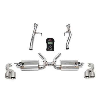 Porsche 957 Cayenne S/GTS Sport Performance Package with ECU w/ Tips - Polished Chrome
