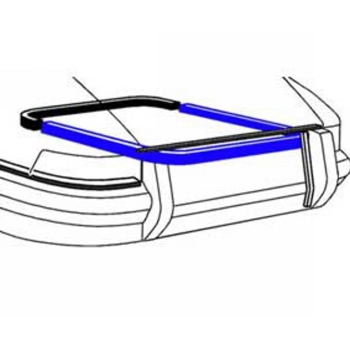 Porsche 911 Engine Compartment Seal Rear - Long