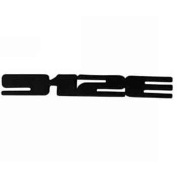Porsche Emblem Badge Rear Deck - Black 912 E