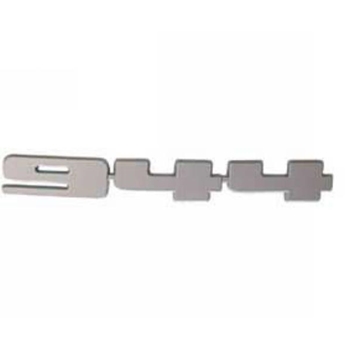 Porsche Emblem Badge Rear Deck - Silver 944