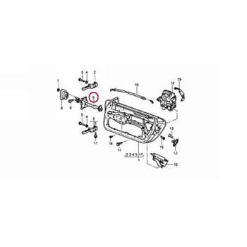 Porsche Door Stop Stay Left Or Right 996 & Boxster
