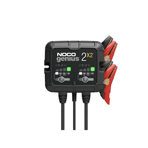 NOCO GENIUS2X2 6V/12V 2-Bank, 4-Amp Smart Battery Charger - GENIUS2X2