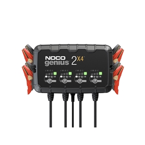 NOCO GENIUS2X4 6V/12V 4-Bank, 8-Amp Smart Battery Charger - GENIUS2X4