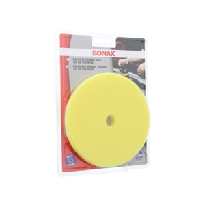 Paint Polishing Disc - SONAX Yellow Dual Action Polishing Pad (Soft) - 493500
