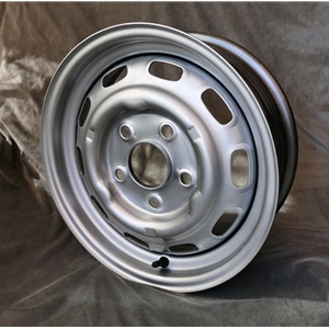 Porsche OE Steel Silver Wheel - 4.5x15 - 356 C/SC, 911 -1969, 912