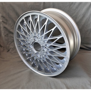 Porsche Silver Turbo Style Wheel - 6x15 - 924