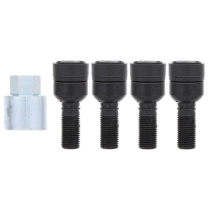 Wheel Lock Set - Black (50 mm Bolts) - 971698030B