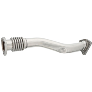Exhaust Crossover Pipe - Heat Exchanger to Catalytic Converter (Polished Stainless Steel) - 93011116907