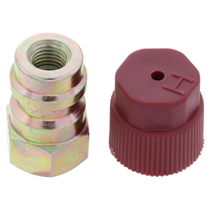 A/C System Retrofit Fitting - R134a - Straight (Steel) 7/16