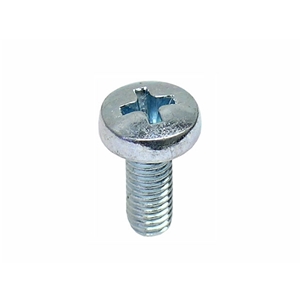 Machine Screw - Phillips Pan Head 5 X 0.8 X 12 mm - Zinc Plated - 15872