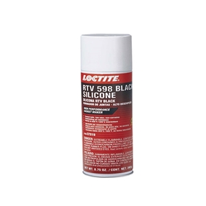 Sealing Compound - Loctite RTV 598 Black Silicone Gasket Maker (8.75 oz. Pressurized Can) - 37519