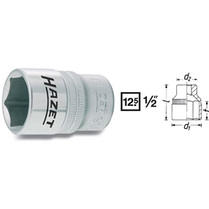 Socket - 9 mm, 6-Point - 1/2