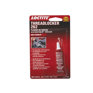 Threadlocker - Loctite 262 Red (6 ml. Tube) - 37420