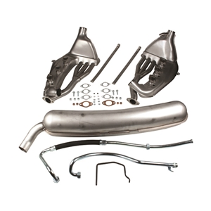 Exhaust Conversion Set - Stainless Steel - 92289SSI