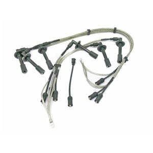 Spark Plug Ignition Wire Set - Stainless Braided Wires - ZE746 - 108533613