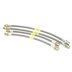 Brake Hose Set - Steel Braided with Clear Protective Jacket - 995522102