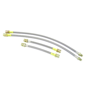 Brake Hose Set - Steel Braided with Clear Protective Jacket - 995522104