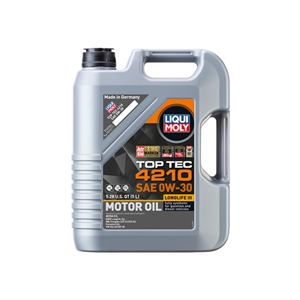 Engine Oil - Liqui Moly Top Tec 4210 - 0W-30 Synthetic (5 Liter) - 22158