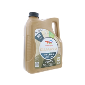 Engine Oil - Total Quartz INEO Xtra Long Life - 0W-20 Synthetic (5 Liter) - 226006